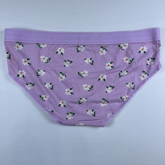 Victoria's Secret Hiphugger/Hipster - Floral Pink & Mauve Brown Panties S.L - Picture 6 of 7